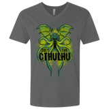 T-Shirts Heavy Metal / X-Small Obey the Cthulhu Neon Men's Premium V-Neck