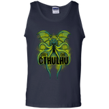 T-Shirts Navy / S Obey the Cthulhu Neon Men's Tank Top