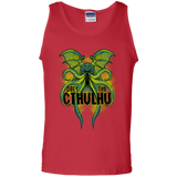 T-Shirts Red / S Obey the Cthulhu Neon Men's Tank Top