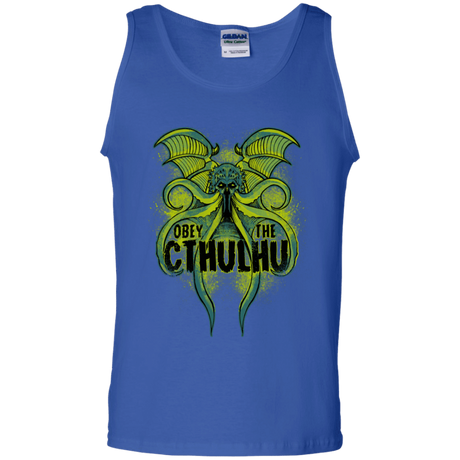 T-Shirts Royal / S Obey the Cthulhu Neon Men's Tank Top