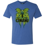 T-Shirts Vintage Royal / S Obey the Cthulhu Neon Men's Triblend T-Shirt