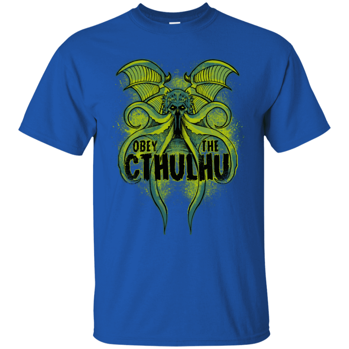 T-Shirts Royal / S Obey the Cthulhu Neon T-Shirt