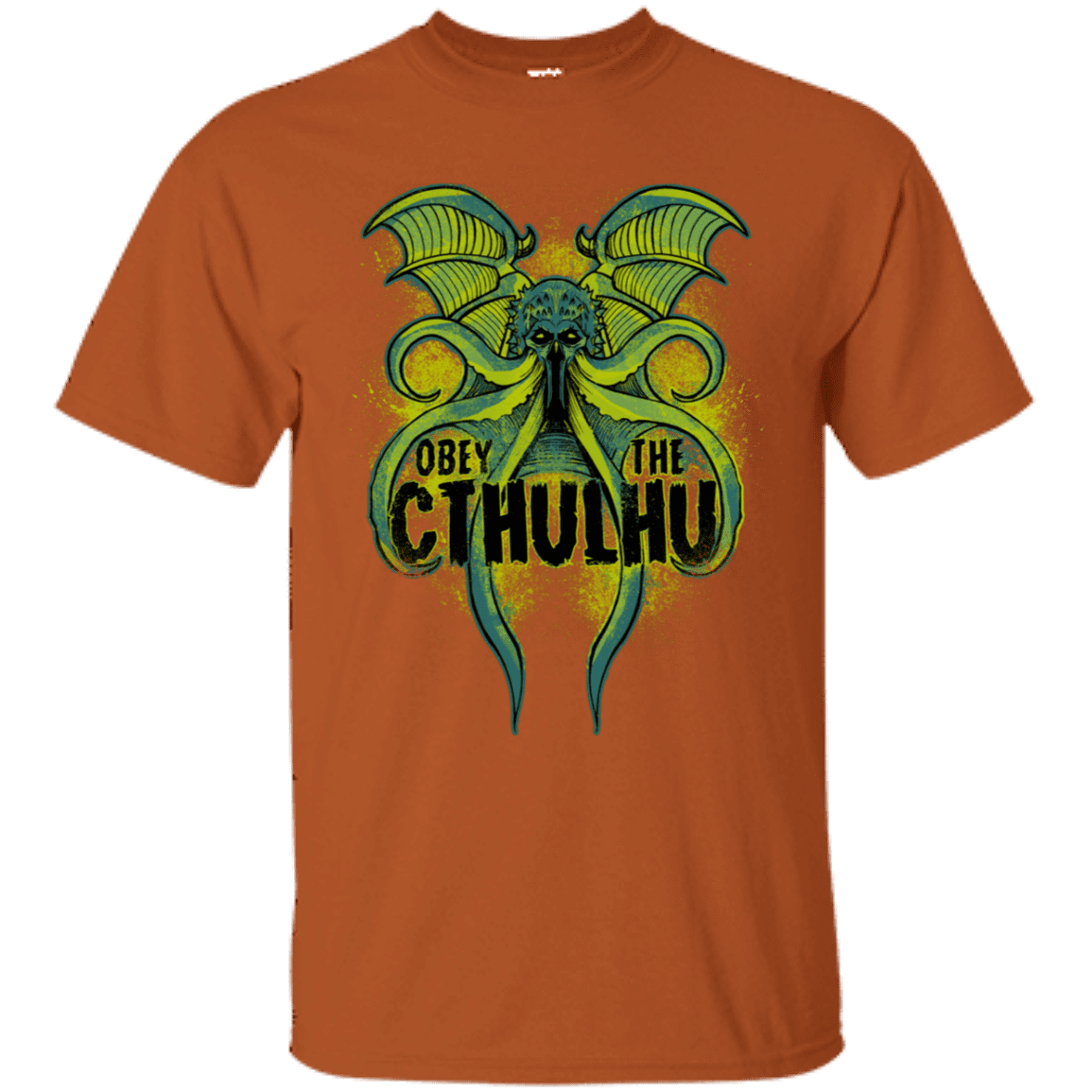 T-Shirts Texas Orange / S Obey the Cthulhu Neon T-Shirt