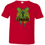 T-Shirts Red / 2T Obey the Cthulhu Neon Toddler Premium T-Shirt