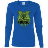 T-Shirts Royal / S Obey the Cthulhu Neon Women's Long Sleeve T-Shirt