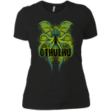T-Shirts Black / X-Small Obey the Cthulhu Neon Women's Premium T-Shirt