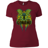 T-Shirts Scarlet / X-Small Obey the Cthulhu Neon Women's Premium T-Shirt