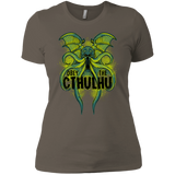 T-Shirts Warm Grey / X-Small Obey the Cthulhu Neon Women's Premium T-Shirt