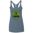 T-Shirts Indigo / X-Small Obey the Cthulhu Neon Women's Triblend Racerback Tank