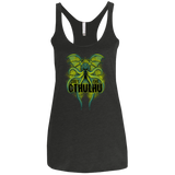 T-Shirts Vintage Black / X-Small Obey the Cthulhu Neon Women's Triblend Racerback Tank