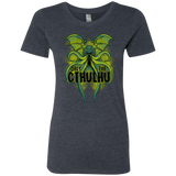 T-Shirts Vintage Navy / S Obey the Cthulhu Neon Women's Triblend T-Shirt