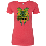 T-Shirts Vintage Red / S Obey the Cthulhu Neon Women's Triblend T-Shirt