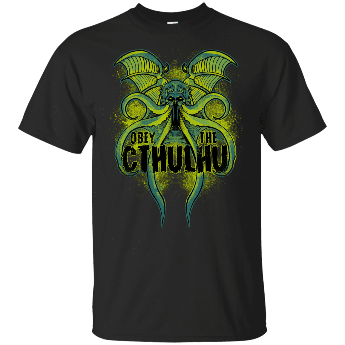 T-Shirts Black / YXS Obey the Cthulhu Neon Youth T-Shirt