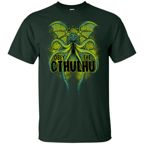 T-Shirts Forest / YXS Obey the Cthulhu Neon Youth T-Shirt