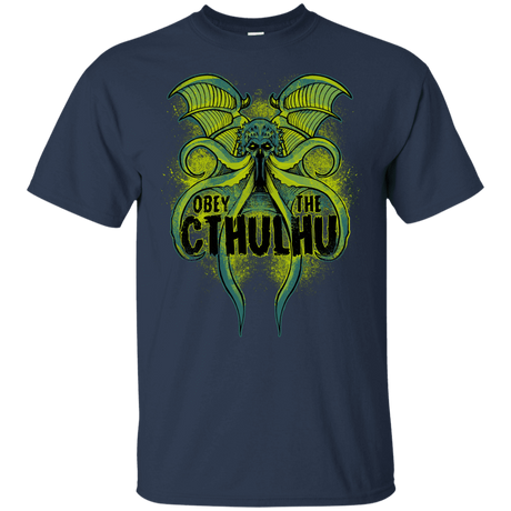 T-Shirts Navy / YXS Obey the Cthulhu Neon Youth T-Shirt