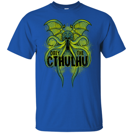 T-Shirts Royal / YXS Obey the Cthulhu Neon Youth T-Shirt