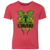 T-Shirts Vintage Red / YXS Obey the Cthulhu Neon Youth Triblend T-Shirt