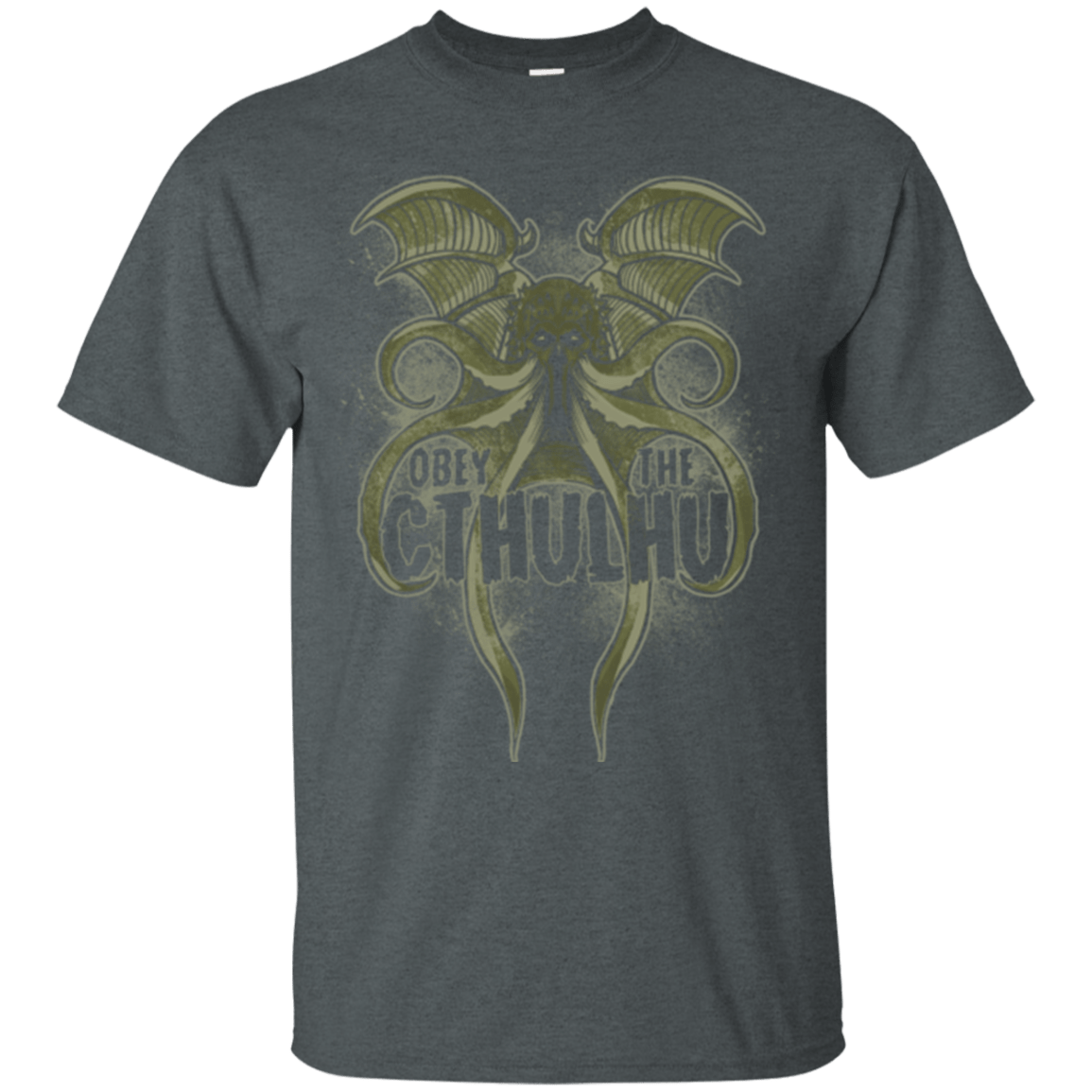 T-Shirts Dark Heather / Small Obey the Cthulhu T-Shirt