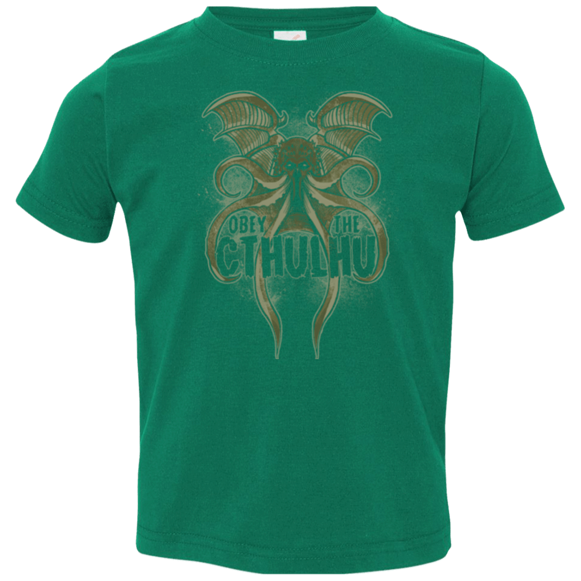 T-Shirts Kelly / 2T Obey the Cthulhu Toddler Premium T-Shirt