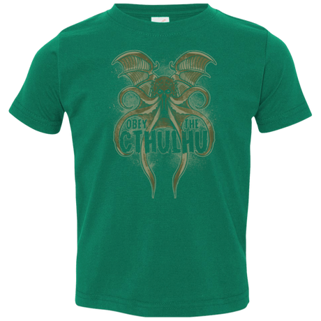 T-Shirts Kelly / 2T Obey the Cthulhu Toddler Premium T-Shirt