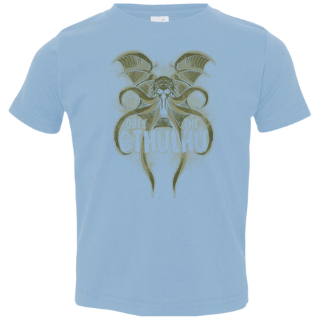 T-Shirts Light Blue / 2T Obey the Cthulhu Toddler Premium T-Shirt