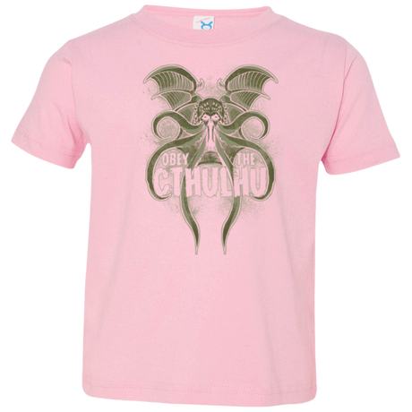 T-Shirts Pink / 2T Obey the Cthulhu Toddler Premium T-Shirt