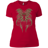 T-Shirts Red / X-Small Obey the Cthulhu Women's Premium T-Shirt