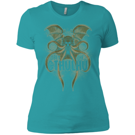 T-Shirts Tahiti Blue / X-Small Obey the Cthulhu Women's Premium T-Shirt