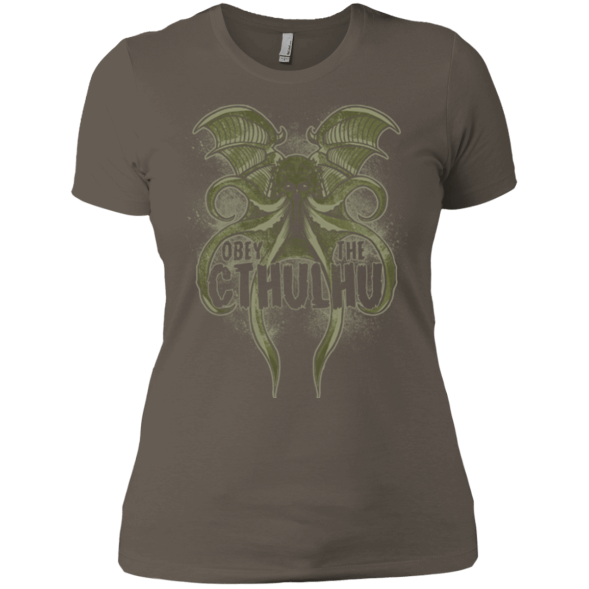 T-Shirts Warm Grey / X-Small Obey the Cthulhu Women's Premium T-Shirt