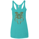Obey the Cthulhu Women's Triblend Racerback Tank