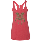 T-Shirts Vintage Red / X-Small Obey the Cthulhu Women's Triblend Racerback Tank