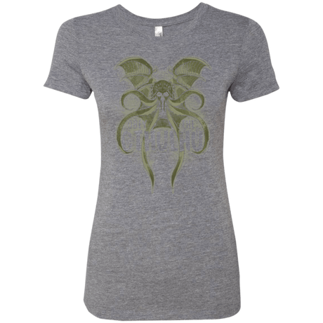 T-Shirts Premium Heather / Small Obey the Cthulhu Women's Triblend T-Shirt