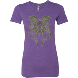 T-Shirts Purple Rush / Small Obey the Cthulhu Women's Triblend T-Shirt