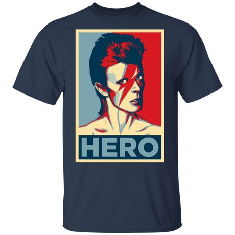 T-Shirts Navy / S Obey the HERO T-Shirt