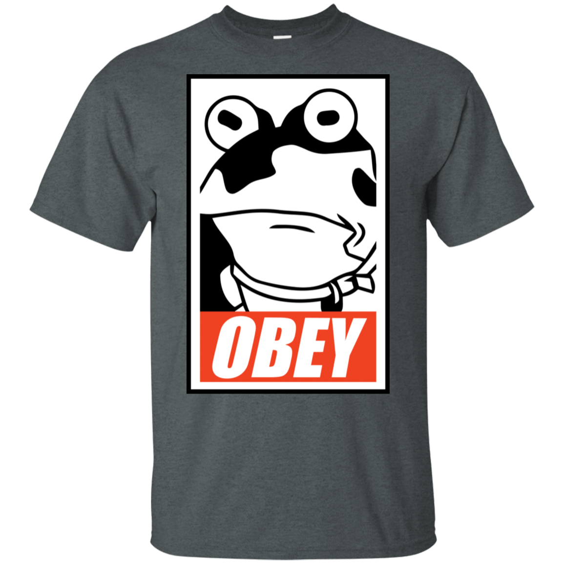 T-Shirts Dark Heather / S Obey the Hypnotoad T-Shirt