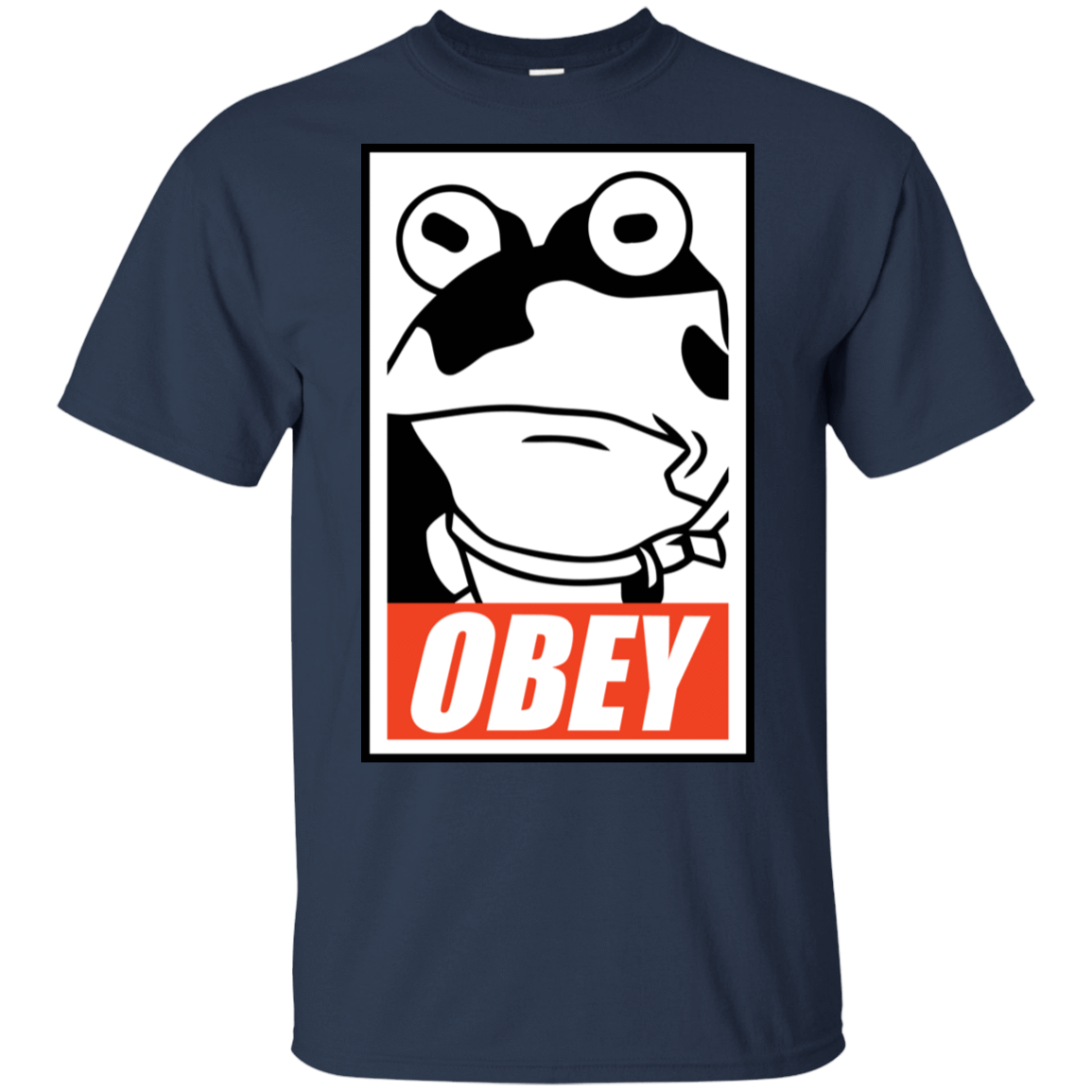 T-Shirts Navy / S Obey the Hypnotoad T-Shirt