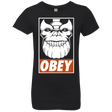 T-Shirts Black / YXS Obey the Titan Girls Premium T-Shirt