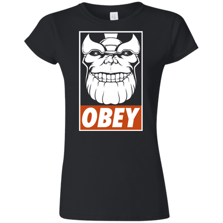 T-Shirts Black / S Obey the Titan Junior Slimmer-Fit T-Shirt