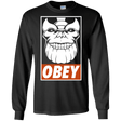 T-Shirts Black / S Obey the Titan Men's Long Sleeve T-Shirt