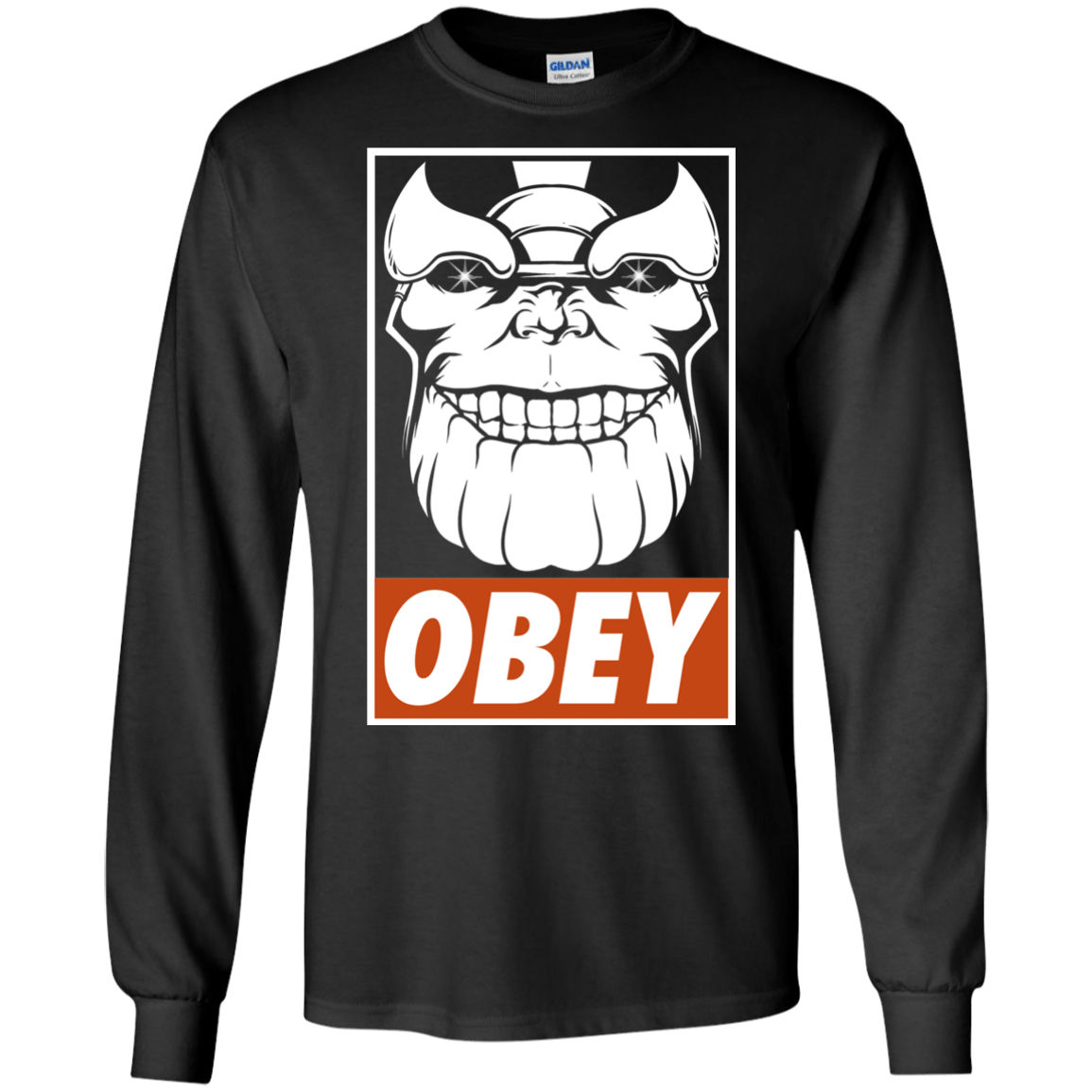 T-Shirts Black / S Obey the Titan Men's Long Sleeve T-Shirt