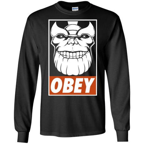 T-Shirts Black / S Obey the Titan Men's Long Sleeve T-Shirt