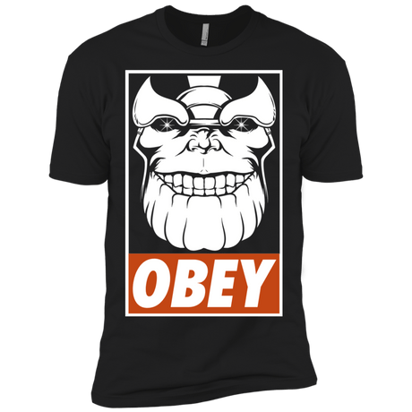 T-Shirts Black / X-Small Obey the Titan Men's Premium T-Shirt