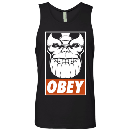 T-Shirts Black / S Obey the Titan Men's Premium Tank Top