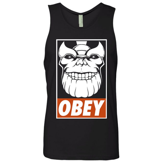 T-Shirts Black / S Obey the Titan Men's Premium Tank Top