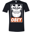 T-Shirts Black / X-Small Obey the Titan Men's Semi-Fitted Softstyle