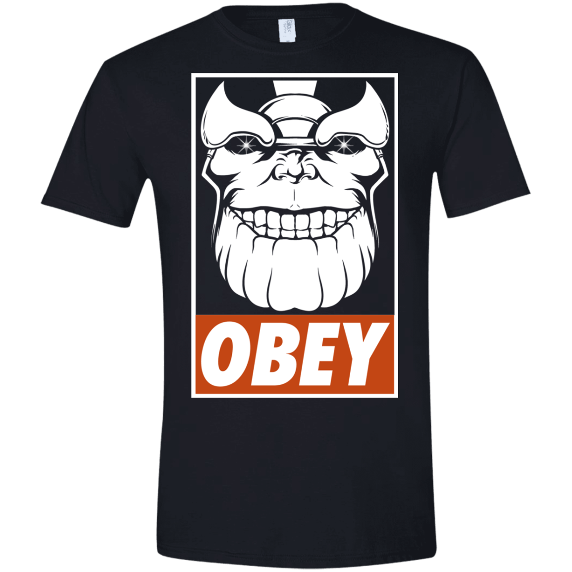 T-Shirts Black / X-Small Obey the Titan Men's Semi-Fitted Softstyle