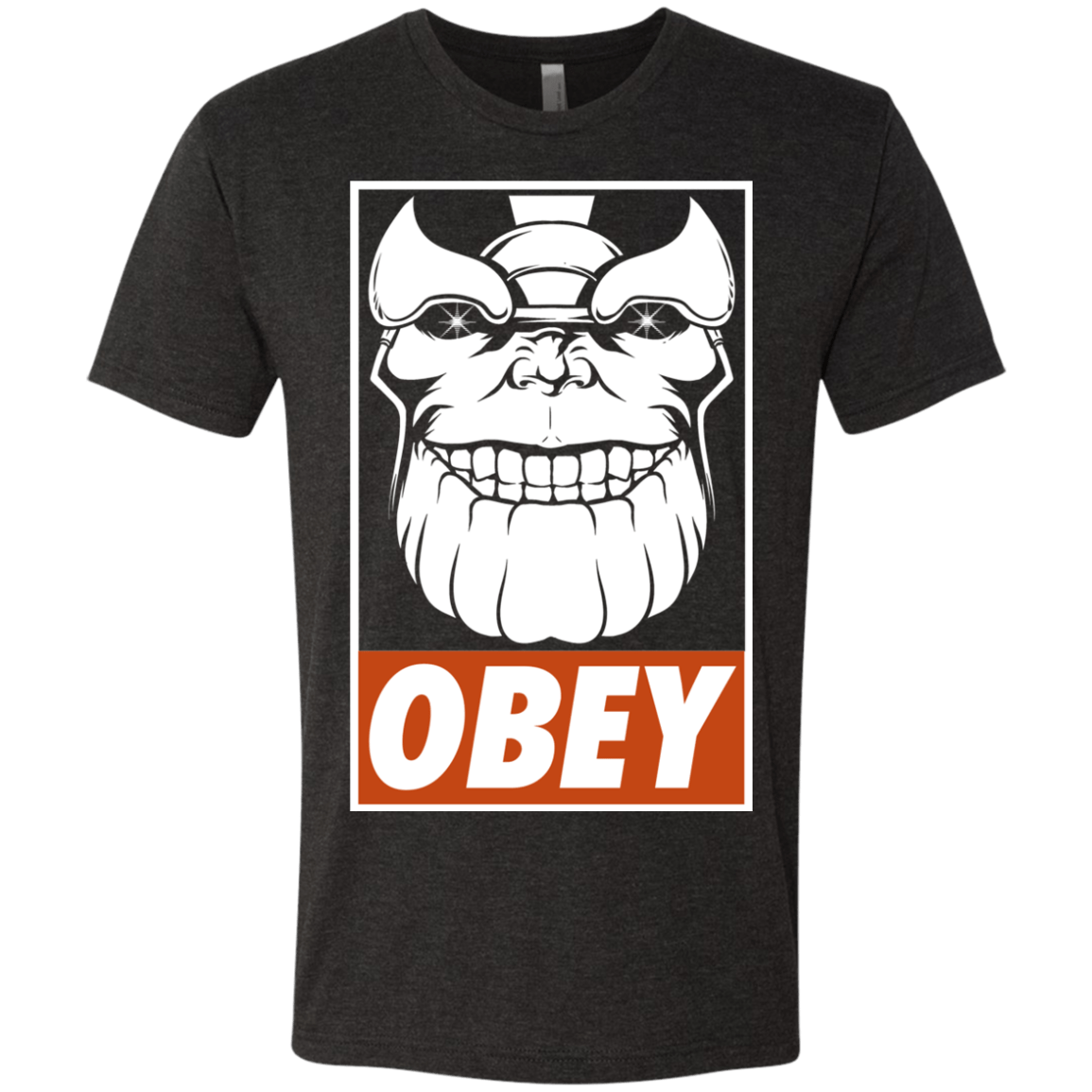 T-Shirts Vintage Black / S Obey the Titan Men's Triblend T-Shirt