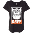 T-Shirts Vintage Black / X-Small Obey the Titan Triblend Dolman Sleeve