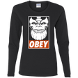 T-Shirts Black / S Obey the Titan Women's Long Sleeve T-Shirt