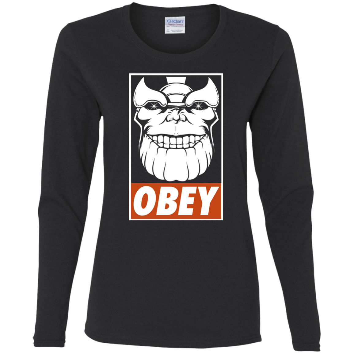 T-Shirts Black / S Obey the Titan Women's Long Sleeve T-Shirt